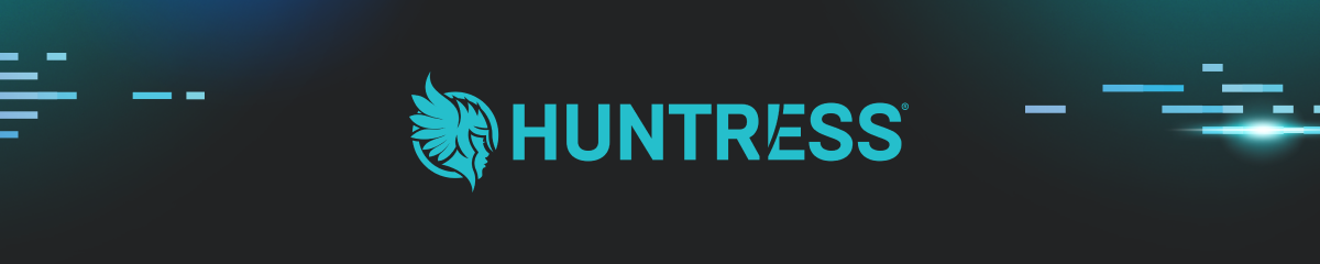 Huntress Welcome Header