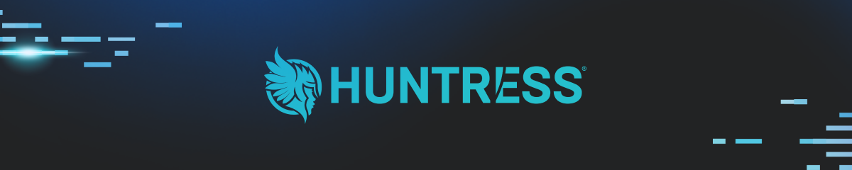 Huntress Welcome Header